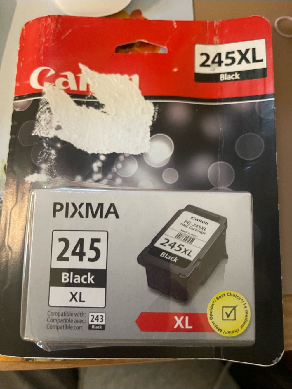 Canon Black Ink 245 XL New